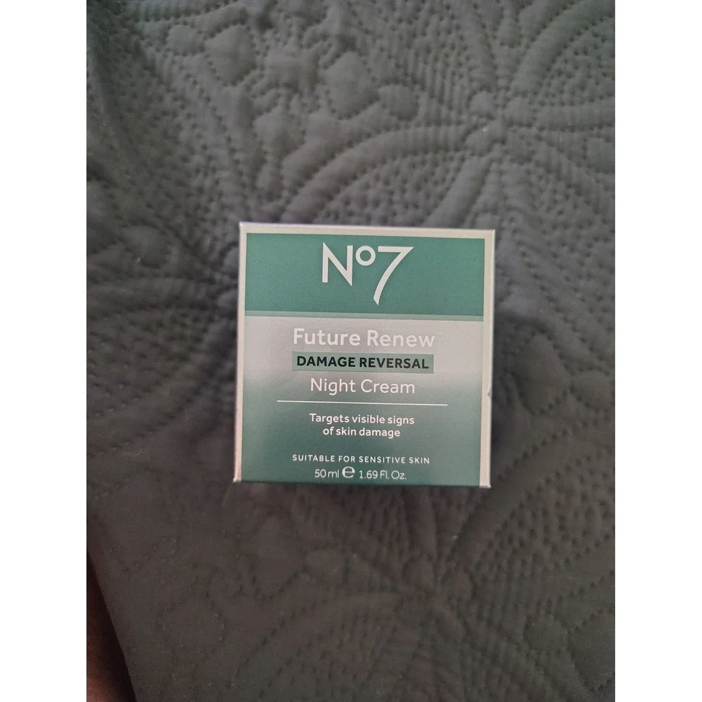 No7 Future Renew Damage Reversal Night Cream 50ml 1.69oz Pepticology Skincare